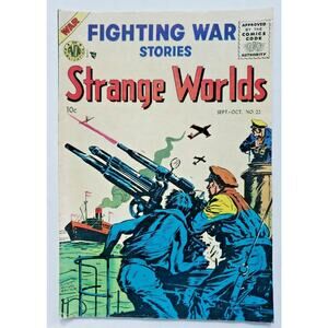 1955 Strange Worlds #22 Fighting Was Stories An Avon Publication 10c Comic F11